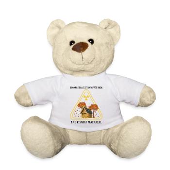 Stockage du bois dans le panneau de protection contre les radiations - Nounours - blanc - Devant