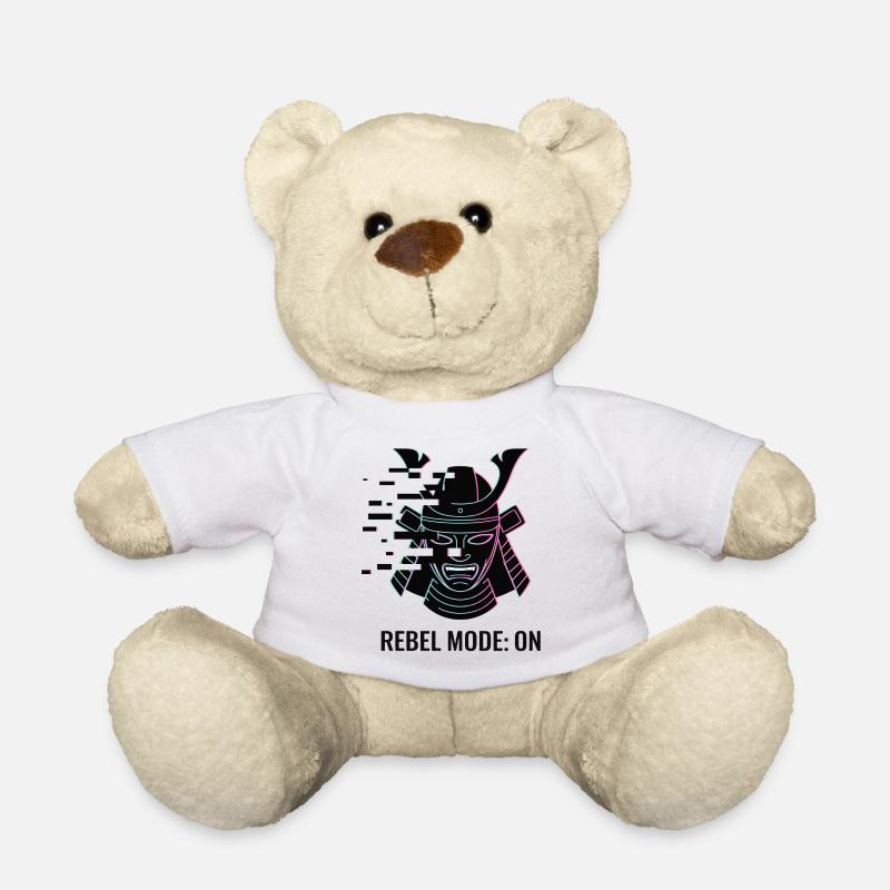 Samurai Rebel - Teddy Bear - white