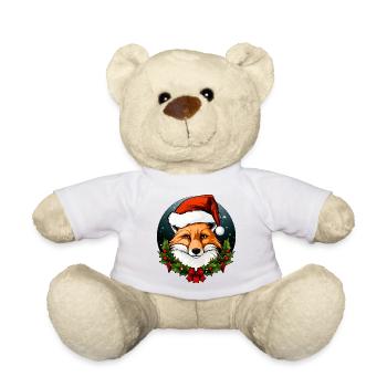 Weihnachten Fuchs - Teddy - Weiß - Vorne