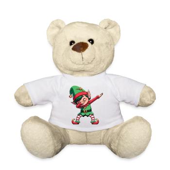 Dabbing Weihnachts Elf Dab Weihnachten - Teddy - Weiß - Vorne