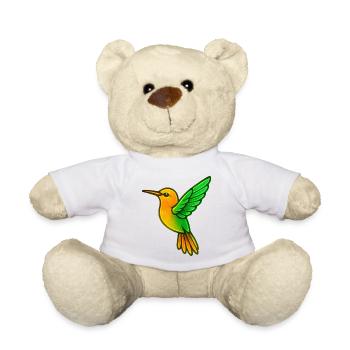Colibri Oiseau - Nounours - blanc - Devant