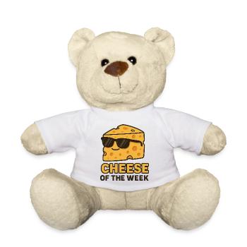 Drain de crâne de fromage de la semaine - Nounours - blanc - Devant