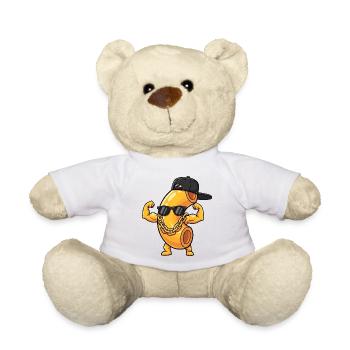Mac n Cheese lustige Geschenkidee - Teddy - Weiß - Vorne