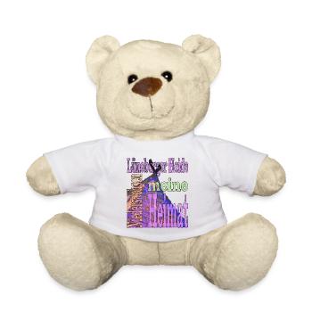 Lüneburger Heide mit Text - Teddy - Weiß - Vorne