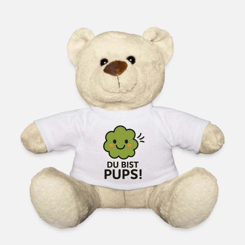 fart - Teddy Bear - white