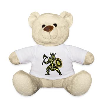 erstelle mir ein wildschwein als tribal in einem w - Teddy - Weiß - Vorne