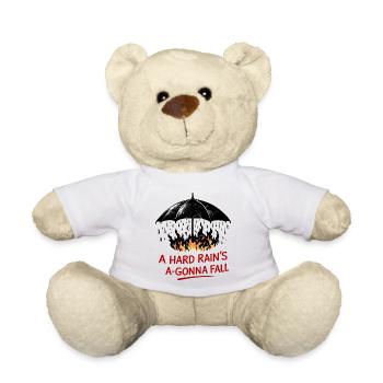 Feuer Regeb under Regenschirm - Teddy - Weiß - Vorne