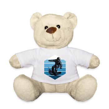 Snowboard Liebe zum Anziehen - Teddy - Weiß - Vorne