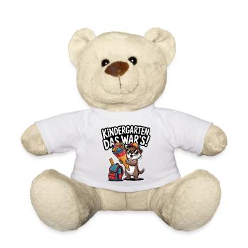 Jetzt Schulkind! Lustiger Otter zur Einschulung - Teddy - Weiß - Vorne