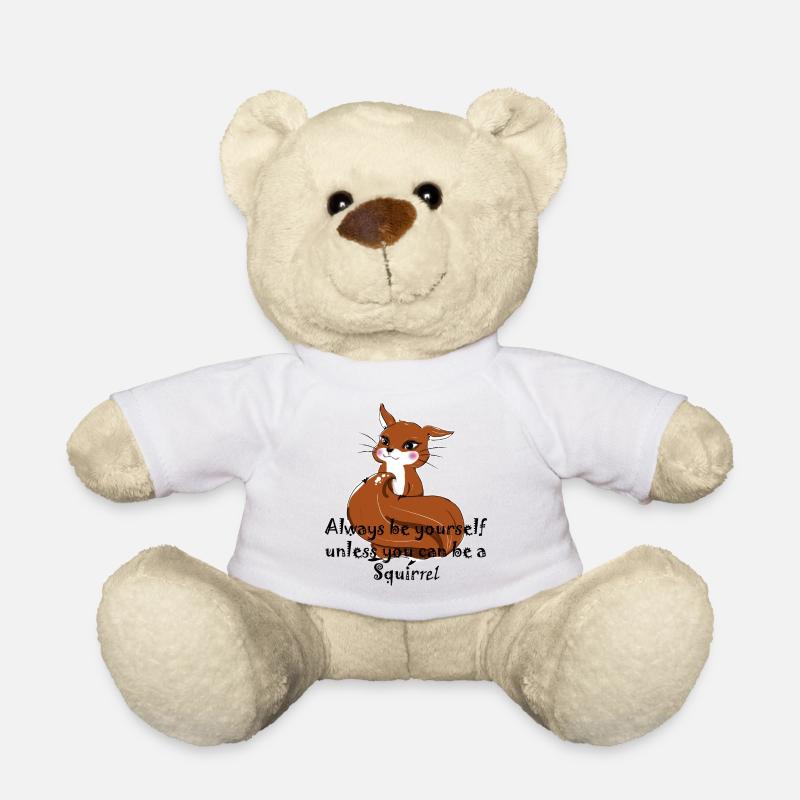 Sois un écureuil - Nounours - blanc