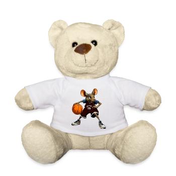 Mäuse Basketball - Teddy - Weiß - Vorne
