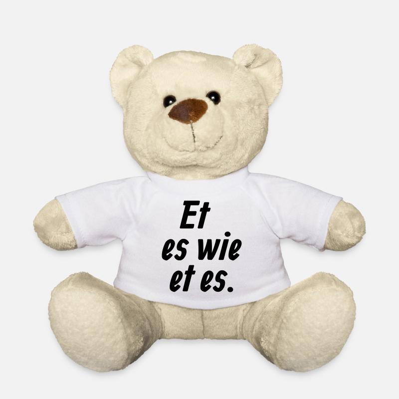 Et es wie et es - Et Kölsche Jrundjesetz §1 - Teddy - Weiß