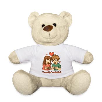 Dein Lieblingspartner - Teddy - Weiß - Vorne