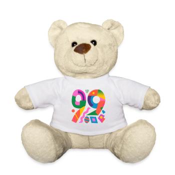 Color Explosion 99 Party - Teddy Bear - white - Front