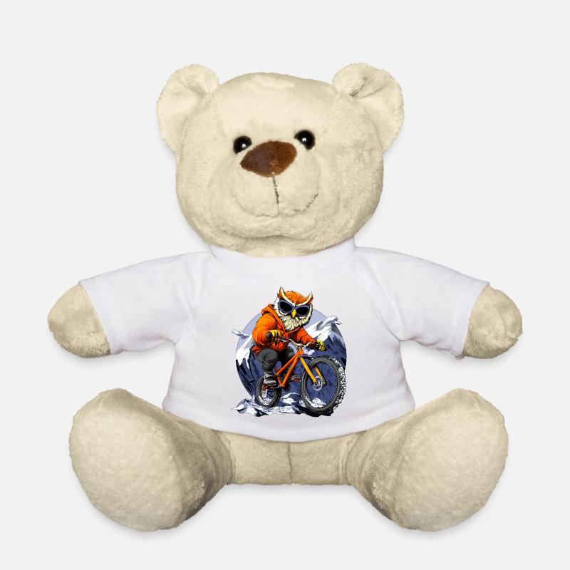 Bike Eulen - Teddy - Weiß