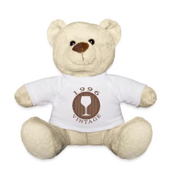 1996 Vintage - Teddy Bear - white - Front
