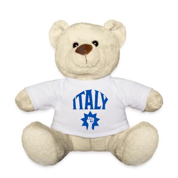 Italy - Teddy Bear - white - Front