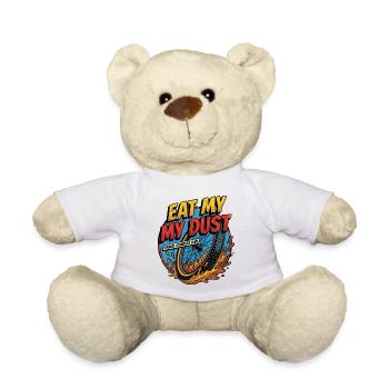 Eat My Dust Gravel Grinders - Teddy Bear - white - Front