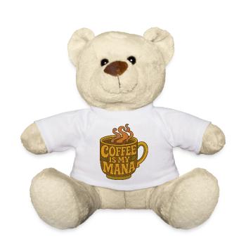 Kaffee ist meine Mana-Tasse - Teddy - Weiß - Vorne