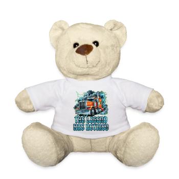 Chauffeur de semi-remorque Trucker Reitred - Nounours - blanc - Devant