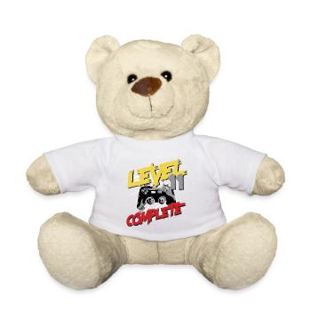 Level Complete Graffiti Controller 11 Jahre bday - Teddy - Weiß - Vorne