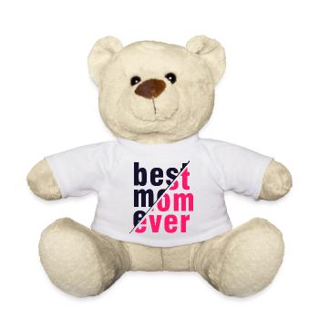 Meilleure chemise de maman – Cadeau pour les mamans - Nounours - blanc - Devant
