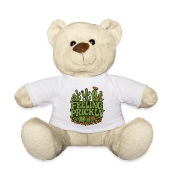 Cactus Pride: Feeling Prickly - Teddy Bear - white - Front