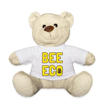 Bee Eco Bee Yellow Pollen - Teddy Bear - white - Front