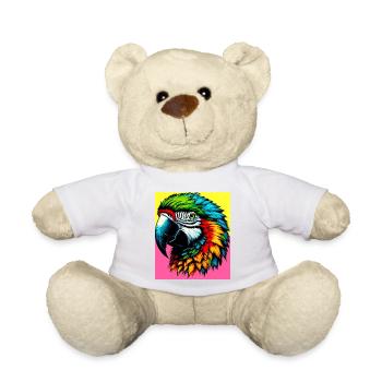 Papagei - Teddy - Weiß - Vorne