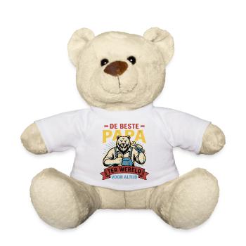 Beste Papa, Leuk Vaderdag Shirt of Hoodie - Teddy - Weiß - Vorne