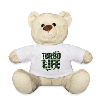 Turbo Life Camouflage Lettres, style militaire - Nounours - blanc - Devant