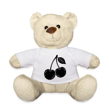 Cherry Pair Silhouette - Nounours - blanc - Devant