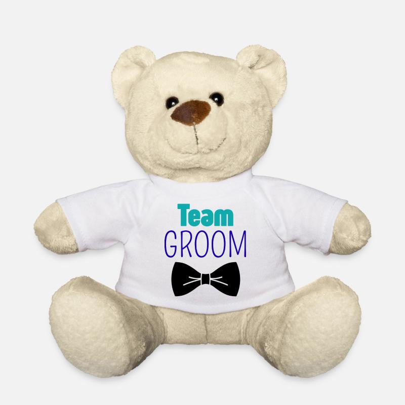 TeamGroom - Teddy Bear - white
