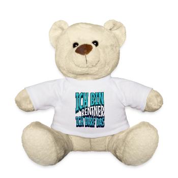 Rentner darf das - Teddy - Weiß - Vorne