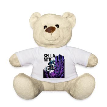 Sellaronda Italy Neon MTB Cliff Ride - Teddy Bear - white - Front