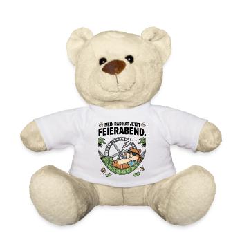 Feierabend Hamster Geld Freiheit Humor - Teddy - Weiß - Vorne