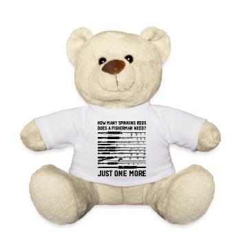 Angler Design – Nur noch eine Spinnrute mehr - Teddy - Weiß - Vorne