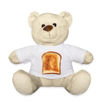 Toast bread - Teddy Bear - white - Front