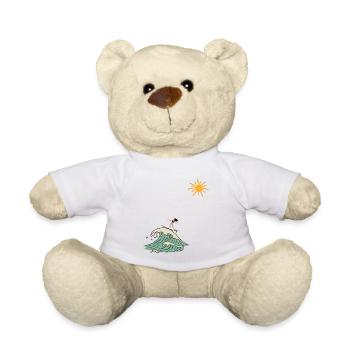 Surfer - Teddy Bear - white - Front