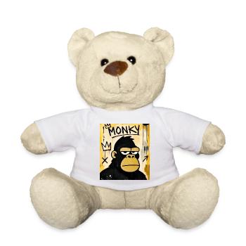 Monky Graffiti Ape - Teddy - Weiß - Vorne