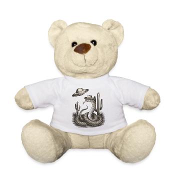 Mystère du désert de l’OVNI extraterrestre occidental Cowboy Snake - Nounours - blanc - Devant