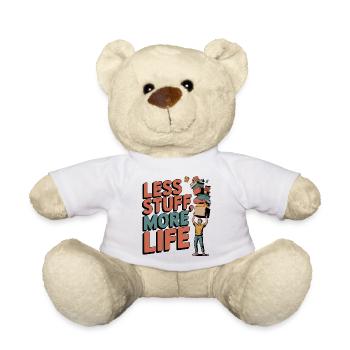 Moins de trucs, plus de vie - Nounours - blanc - Devant