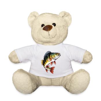 Pêche à la perche - Nounours - blanc - Devant