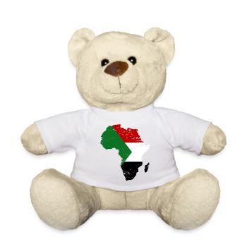 Sudan_Flagge_Afrika_used - Teddy Bear - white - Front