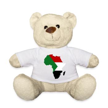 Sudan_Flagge_Afrika - Nounours - blanc - Devant