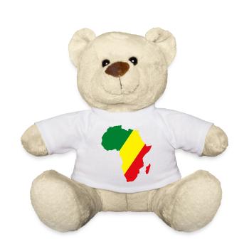 Kongo_Flagge_Afrika - Nounours - blanc - Devant