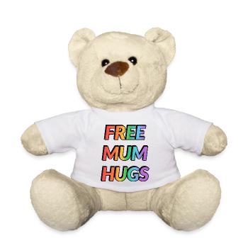 Kostenlose Umarmungen von Müttern - Teddy - Weiß - Vorne