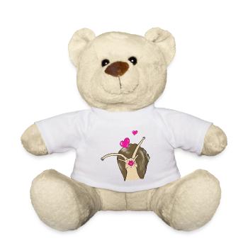Schnecke - Teddy - Weiß - Vorne