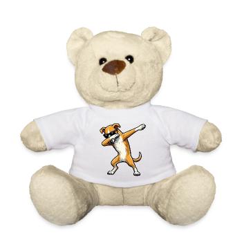 Dabbing Galgo Español - Teddy - Weiß - Vorne
