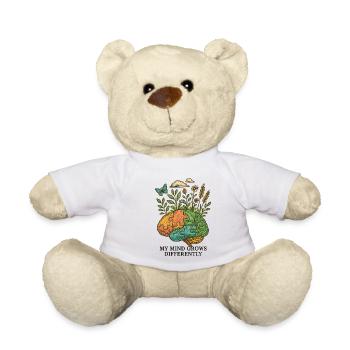 Le cerveau évolue différemment - Nounours - blanc - Devant